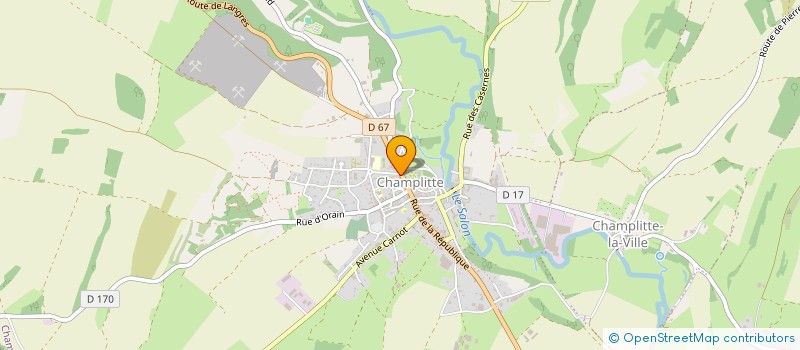 localisation de l'entreprise MADAME GWENDOLINE HARDY  CHAMPLITTE