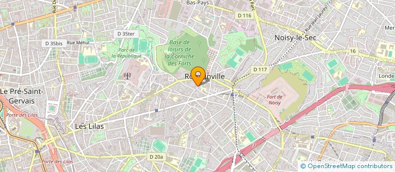 localisation de l'entreprise MADAME GWENDOLINE HENOT  ROMAINVILLE