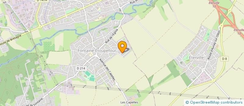 localisation de l'entreprise MADAME GWENDOLINE HEUDE  FONTAINE-ETOUPEFOUR