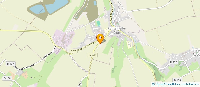 localisation de l'entreprise MADAME GWENDOLINE HEUDE  FONTAINE-LE-DUN