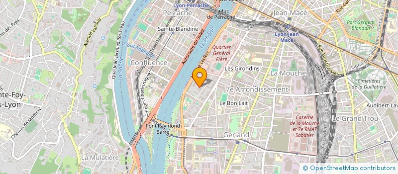 localisation de l'entreprise MADAME GWENDOLINE HONIG  LYON