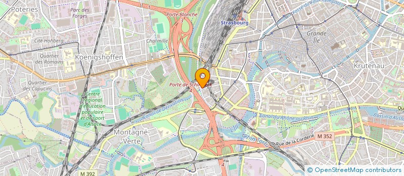 localisation de l'entreprise MADAME GWENDOLINE JAEGLE  STRASBOURG