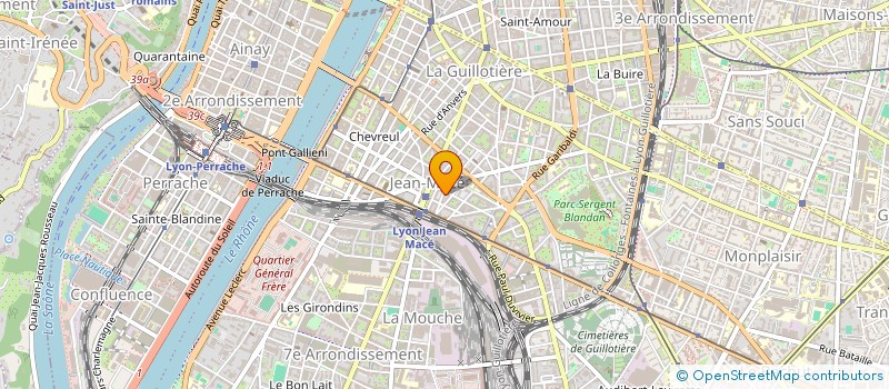 localisation de l'entreprise MADAME GWENDOLINE JEANTET  LYON