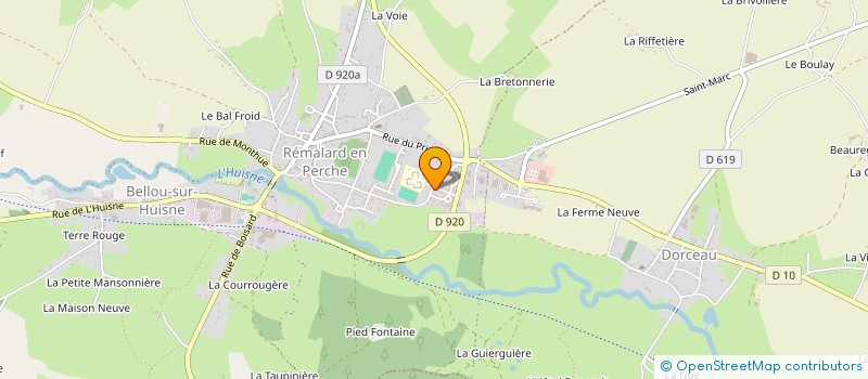 localisation de l'entreprise MADAME GWENDOLINE JOLY à REMALARD EN PERCHE