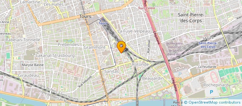 localisation de l'entreprise MADAME GWENDOLINE JOURDAIN  TOURS