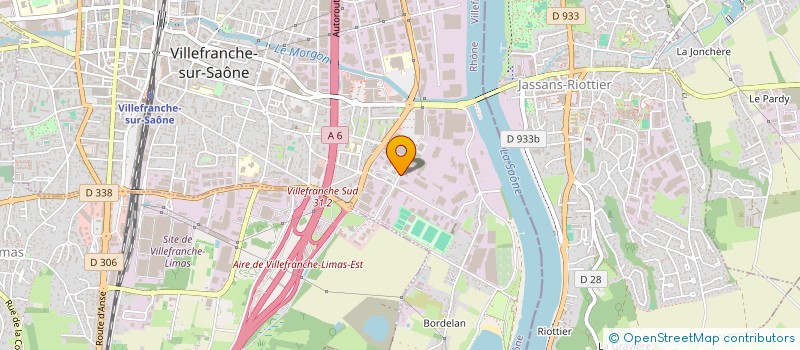 localisation de l'entreprise MADAME GWENDOLINE LABE  VILLEFRANCHE-SUR-SAONE