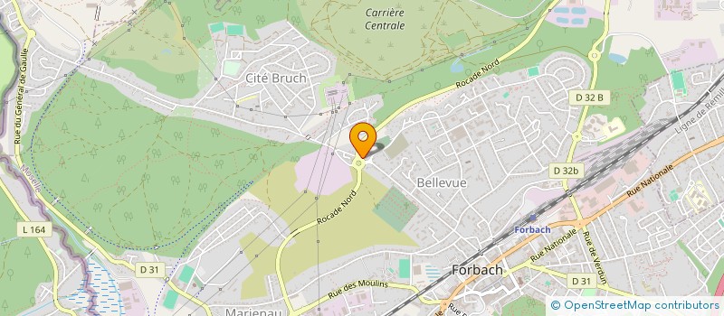 localisation de l'entreprise MADAME GWENDOLINE LAFERTIN  FORBACH