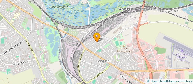 localisation de l'entreprise MADAME GWENDOLINE LE BOULCH  LONGUEAU