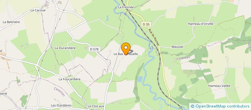 localisation de l'entreprise MADAME GWENDOLINE LE GAFFRIC  CERENCES