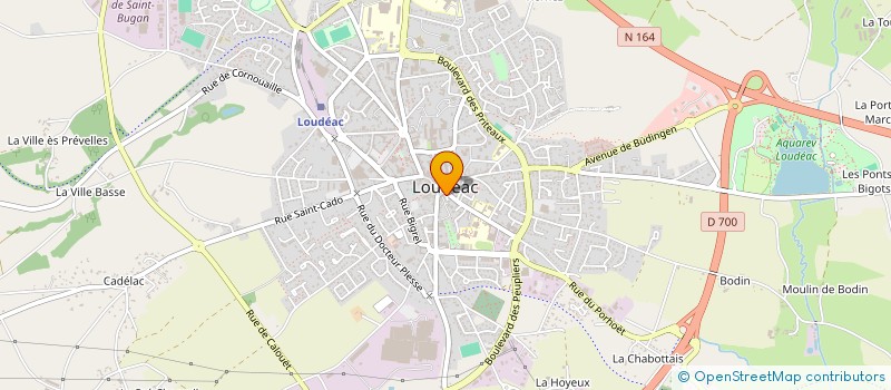 localisation de l'entreprise MADAME GWENDOLINE LE MOIGN à LOUDEAC