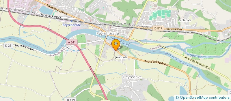 localisation de l'entreprise MADAME GWENDOLINE LEGER  OEYREGAVE