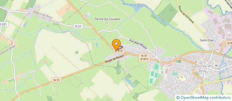 localisation de l'entreprise MADAME GWENDOLINE LETAILLEUR à GOURNAY-EN-BRAY