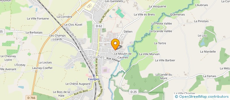 localisation de l'entreprise MADAME GWENDOLINE LOHEAS  CAULNES