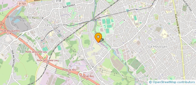 localisation de l'entreprise MADAME GWENDOLINE MARIE à BOUGUENAIS