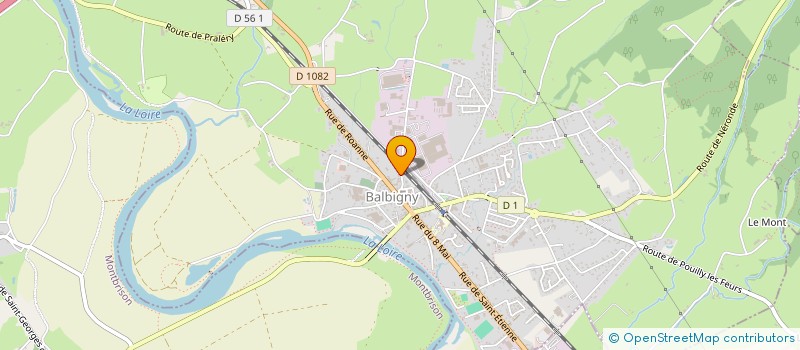 localisation de l'entreprise MADAME GWENDOLINE MASSE  BALBIGNY