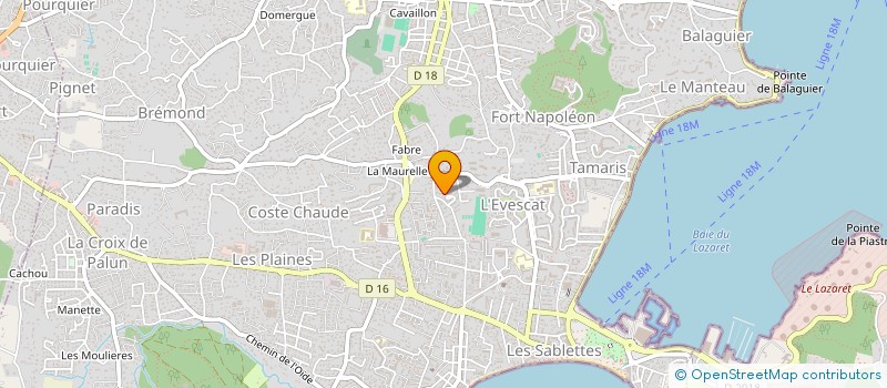 localisation de l'entreprise MADAME GWENDOLINE NEU à LA SEYNE-SUR-MER