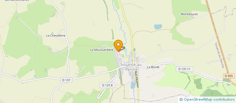 localisation de l'entreprise MADAME GWENDOLINE NORMAND à SOUANCE-AU-PERCHE