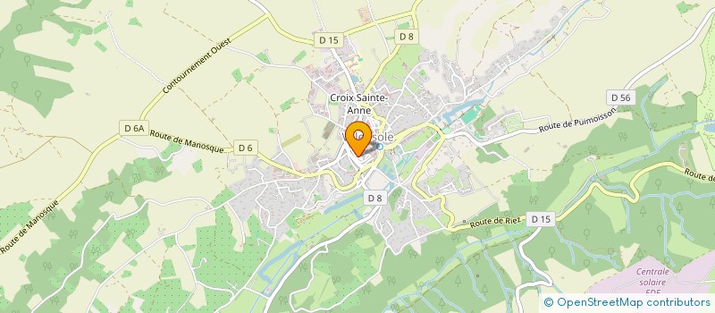 localisation de l'entreprise MADAME GWENDOLINE ORDINAS  MANOSQUE