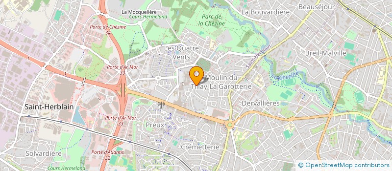 localisation de l'entreprise MADAME GWENDOLINE PETARD  SAINT-HERBLAIN