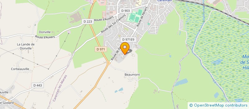 localisation de l'entreprise MADAME GWENDOLINE PICOT  CARENTAN-LES-MARAIS