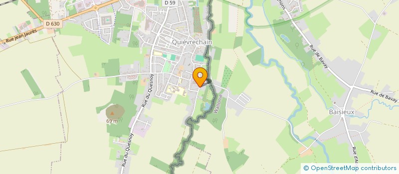 localisation de l'entreprise MADAME GWENDOLINE PIETERS  QUIEVRECHAIN