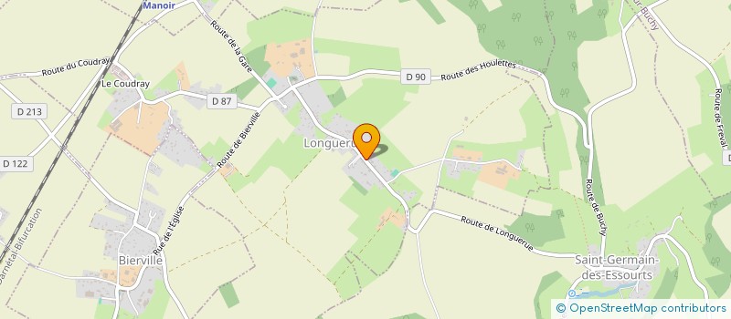 localisation de l'entreprise MADAME GWENDOLINE PINCON  LONGUERUE