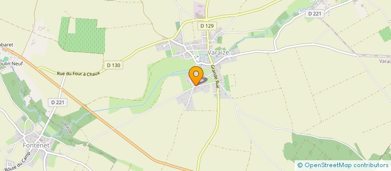 localisation de l'entreprise MADAME GWENDOLINE PINTAULT  VARAIZE