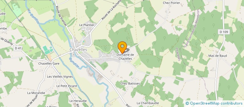 localisation de l'entreprise MADAME GWENDOLINE POCQUERUSSE à CHAZELLES