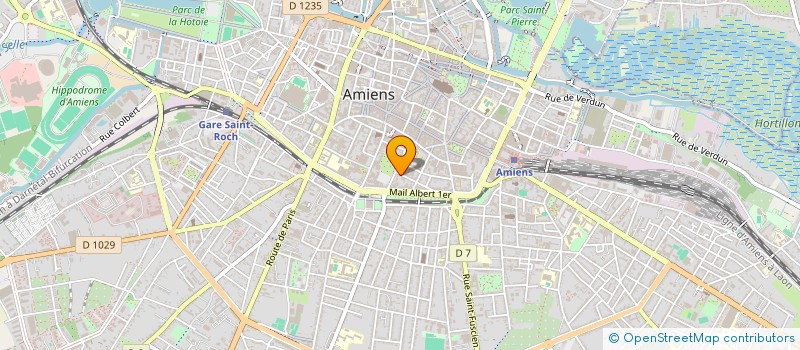 localisation de l'entreprise MADAME GWENDOLINE PORTEJOIE  AMIENS