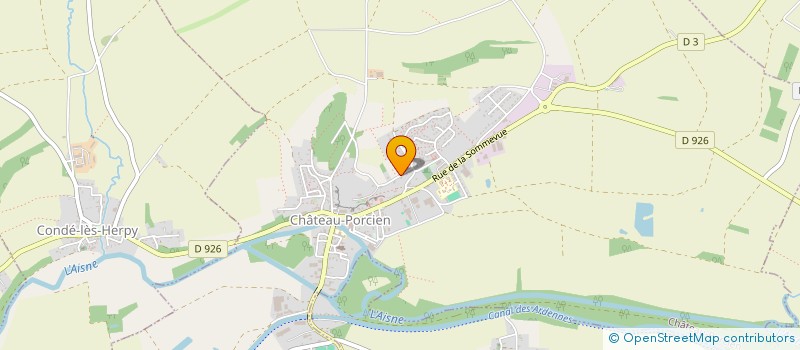 localisation de l'entreprise MADAME GWENDOLINE POURU  CHATEAU-PORCIEN