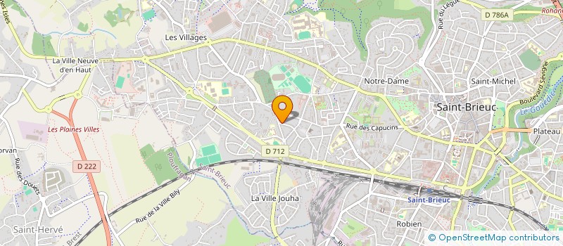 localisation de l'entreprise MADAME GWENDOLINE QUILLES à SAINT-BRIEUC