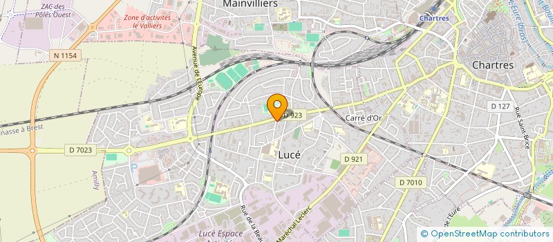 localisation de l'entreprise MADAME GWENDOLINE RAFLEGEAU à LUCE