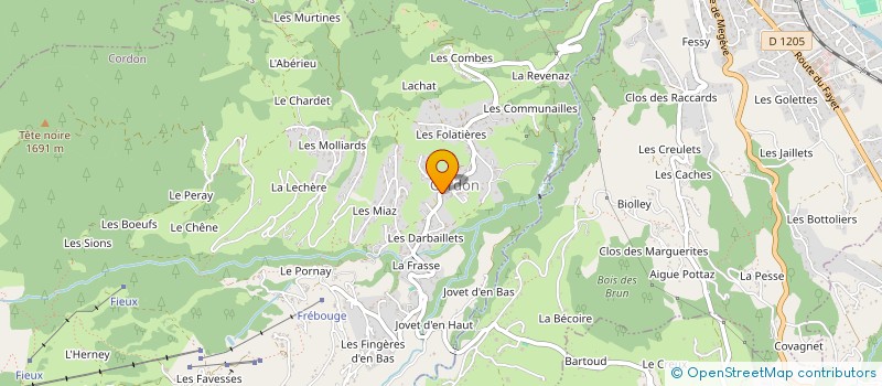 localisation de l'entreprise MADAME GWENDOLINE RECH  CORDON