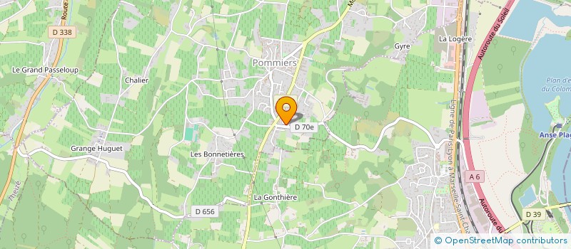 localisation de l'entreprise MADAME GWENDOLINE RECHT  POMMIERS