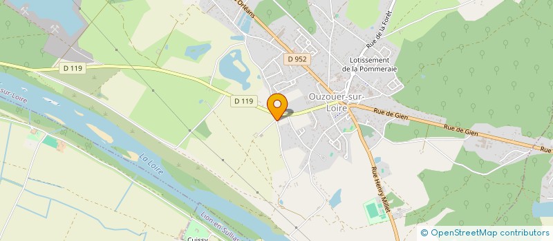 localisation de l'entreprise MADAME GWENDOLINE REDOUTE à OUZOUER-SUR-LOIRE