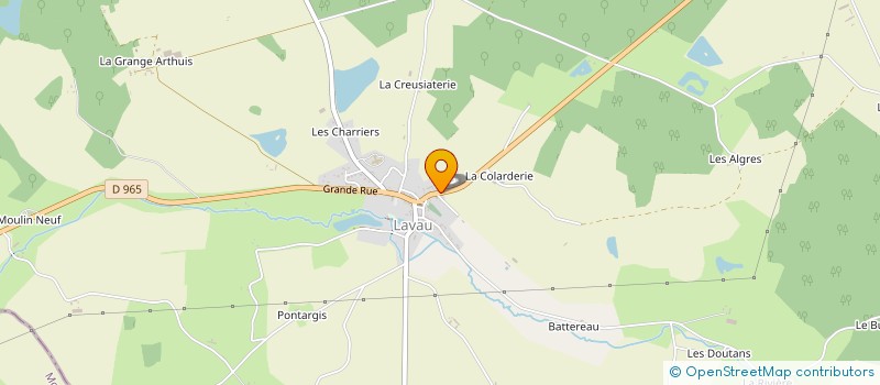 localisation de l'entreprise MADAME GWENDOLINE REDOUTE  LAVAU