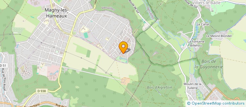 localisation de l'entreprise MADAME GWENDOLINE REGEAU  MAGNY-LES-HAMEAUX