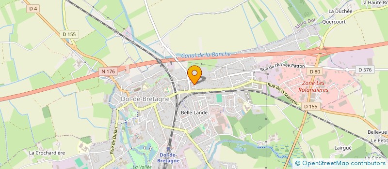 localisation de l'entreprise MADAME GWENDOLINE RENAULT  DOL-DE-BRETAGNE