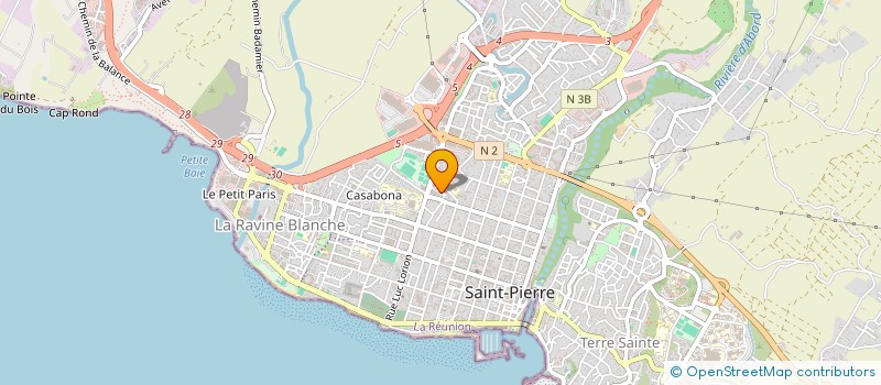 localisation de l'entreprise MADAME GWENDOLINE REVASK RABOULA à SAINT-PIERRE