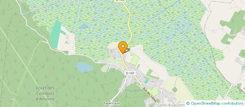 localisation de l'entreprise MADAME GWENDOLINE ROBINET  SAINT-AUGUSTIN