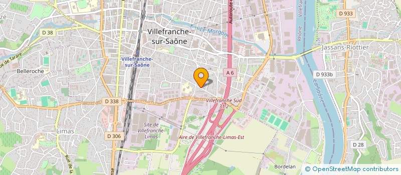 localisation de l'entreprise MADAME GWENDOLINE ROCHE  VILLEFRANCHE-SUR-SAONE