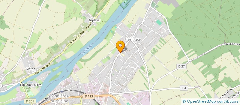 localisation de l'entreprise MADAME GWENDOLINE ROLLAND  FRENEUSE