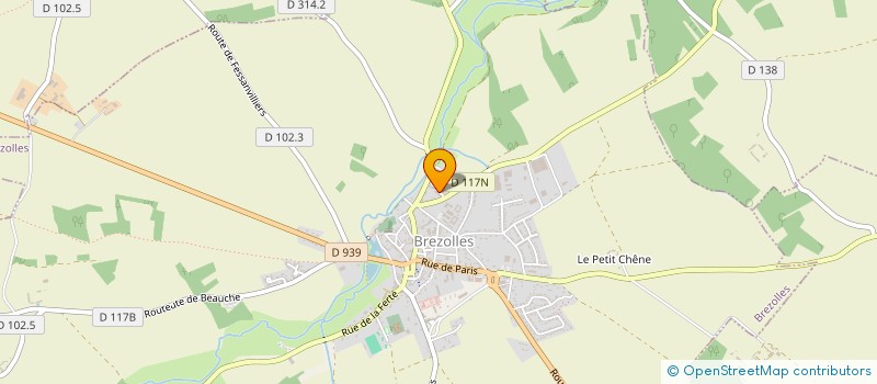 localisation de l'entreprise MADAME GWENDOLINE RUFFIN à BREZOLLES