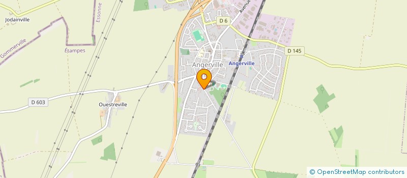 localisation de l'entreprise MADAME GWENDOLINE SARAIVA  ANGERVILLE