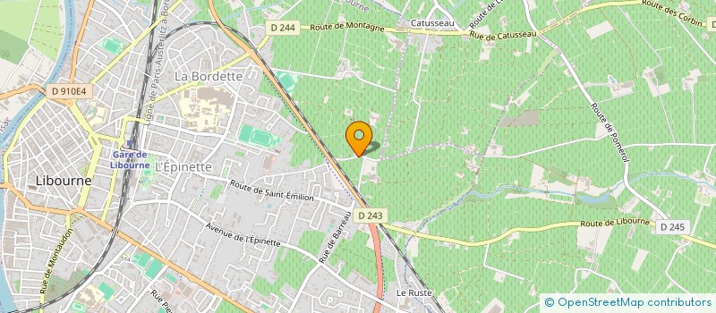 localisation de l'entreprise MADAME GWENDOLINE SIRE  LIBOURNE