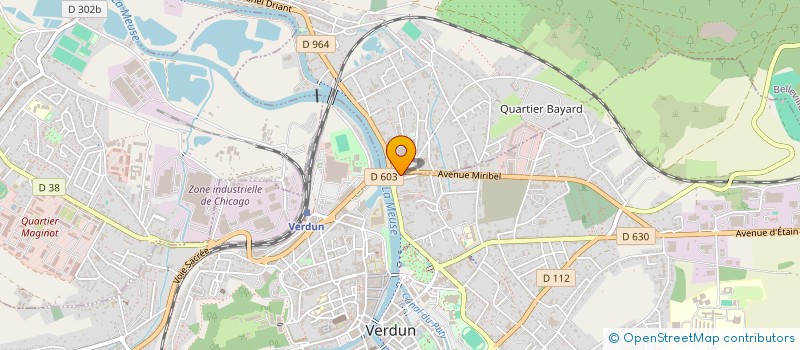 localisation de l'entreprise MADAME GWENDOLINE TAMINE à VERDUN