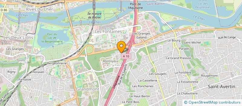 localisation de l'entreprise MADAME GWENDOLINE THIBAUT  TOURS