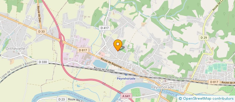 localisation de l'entreprise MADAME GWENDOLINE THURIN  PEYREHORADE