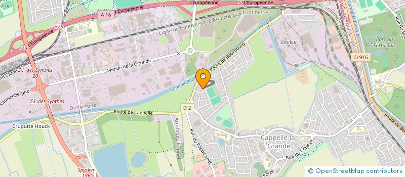 localisation de l'entreprise MADAME GWENDOLINE TONNEAU  CAPPELLE-LA-GRANDE