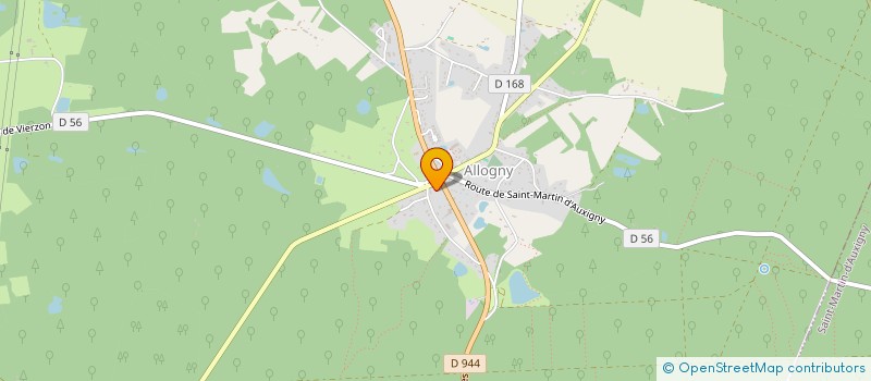 localisation de l'entreprise MADAME GWENDOLINE TOUSSAINT  ALLOGNY